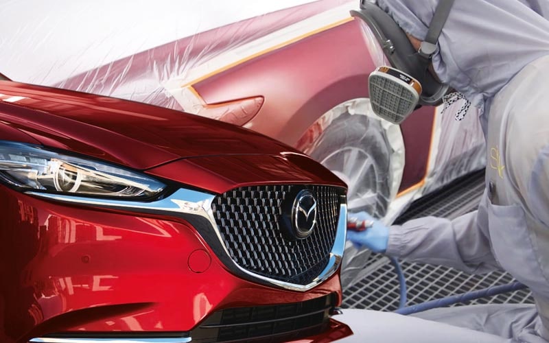 Cómo pintar el color Mazda 46V Soul Red Crystal